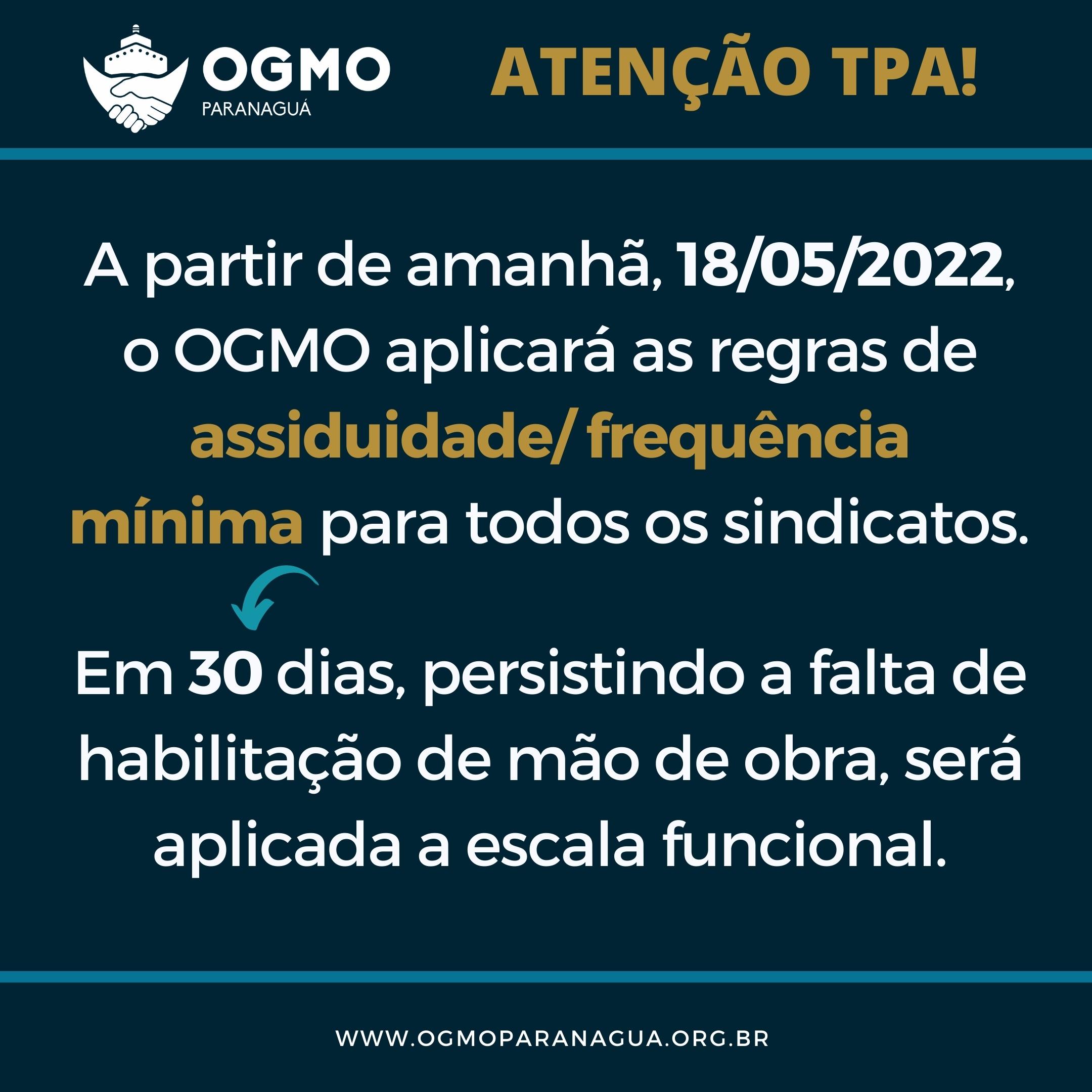 Assiduidade/frequência mínima 